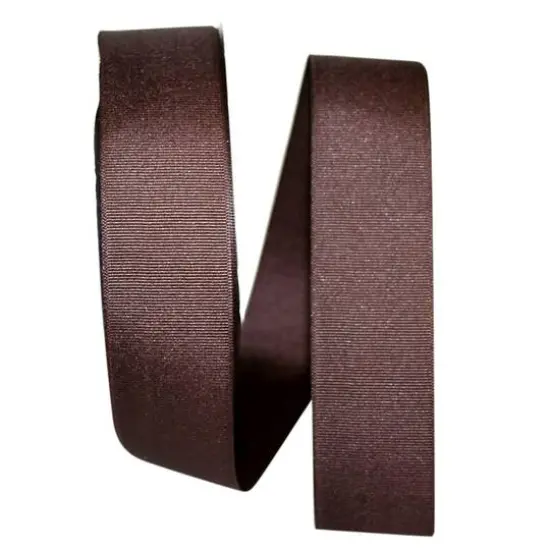 The Ribbon Roll 1.5" x 50yd. Grosgrain Solid Ribbon Chocolate Brown {1}