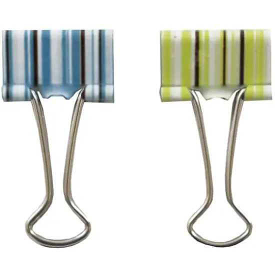 JAM Paper Striped Fashion Binder Clips {3}