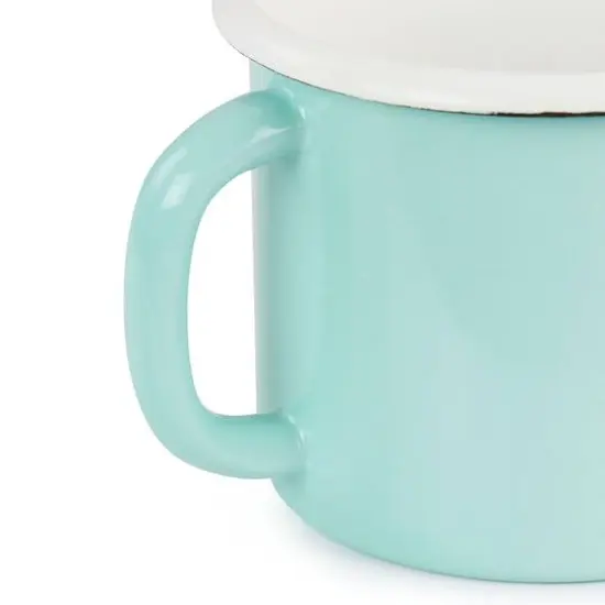 Martha Stewart 2.5 Cup Aqua Enamel on Steel Measuring Cup {6}