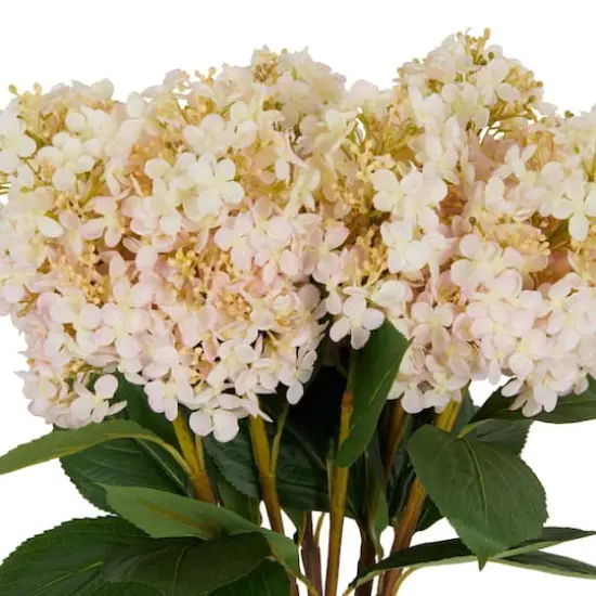34.5" Pink Hydrangea Artificial Flower Stem, 8ct. {5}