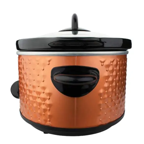 Brentwood Brown 3.5qt. Diamond-Pattern Slow Cooker {3}