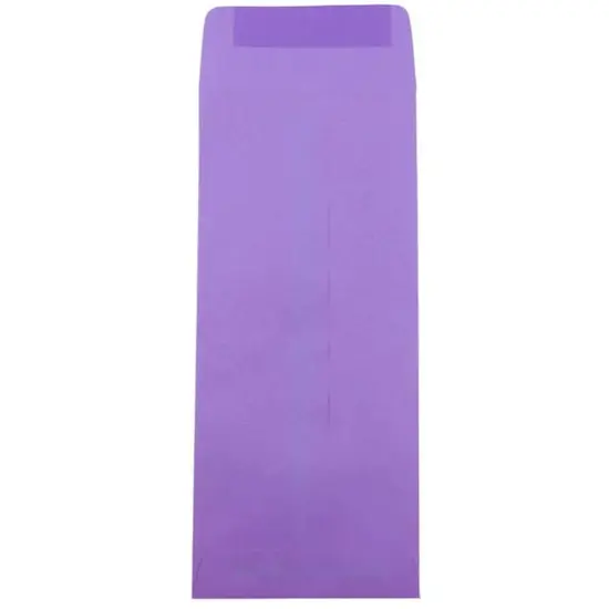 JAM Paper 4.75" x 11" Policy Business Colored Envelopes, 50ct. Violet {4}