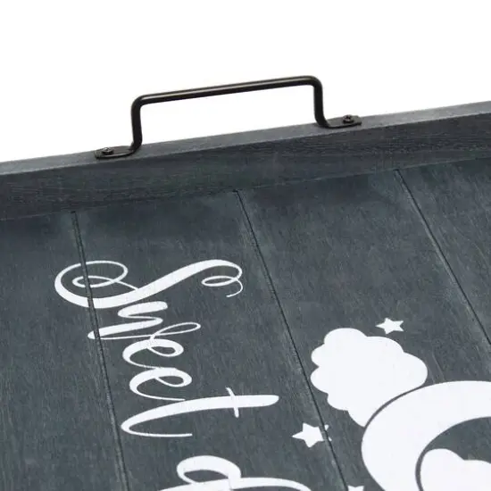 Elegant Designs&trade; 15.5" Sweet Dreams Serving Tray with Handles {7}