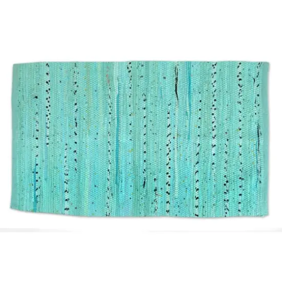 DII&reg; Multi Aqua Rag Rug, 20" x 31.5" {1}