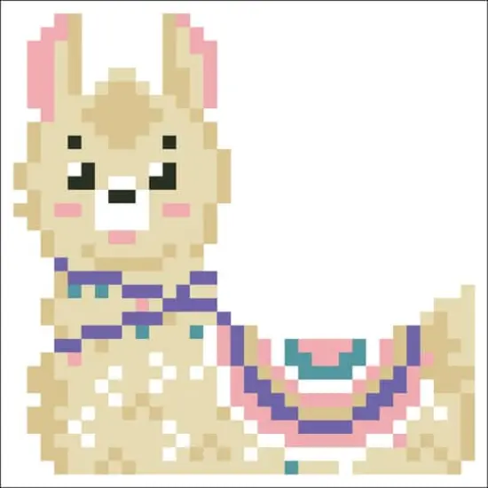 Diamond Dotz&reg; LLama Heart Diamond Painting Artwork Kit with Frame {3}