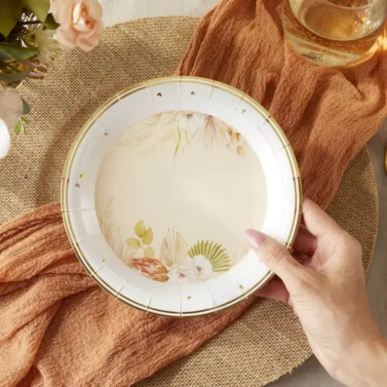Kate Aspen 7" Boho Premium Paper Plates Set, 16ct. {7}