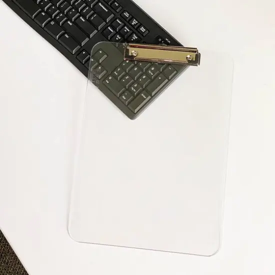 JAM Paper Letter Size Plastic Clipboard Clear {7}