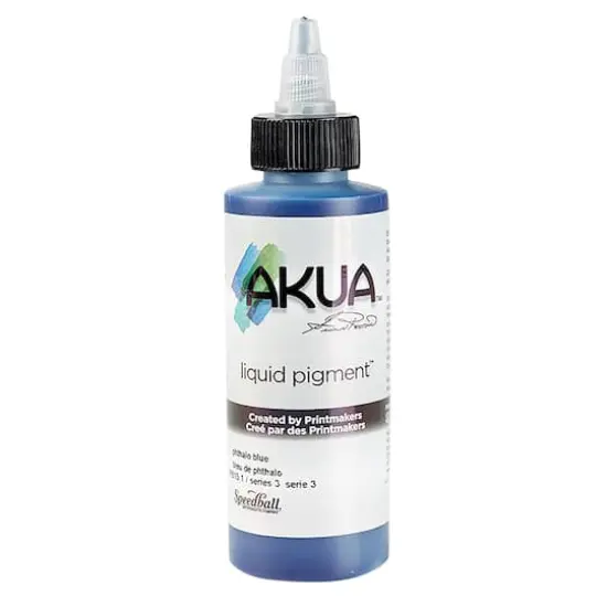 Speedball&reg; Akua&trade; Liquid Pigment, 4oz. Phthalo Blue {1}