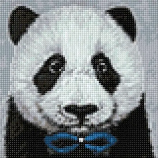 Crafting Spark Panda with Bow Tie Diamond Painting Kit {1}