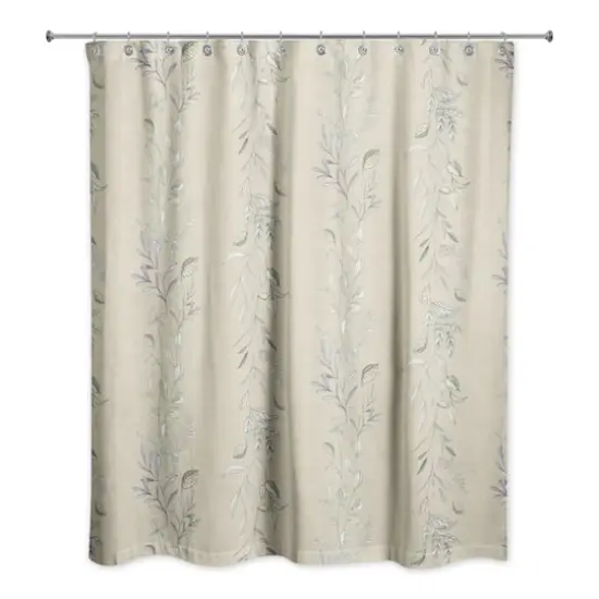 Vines Shower Curtain Tan {1}