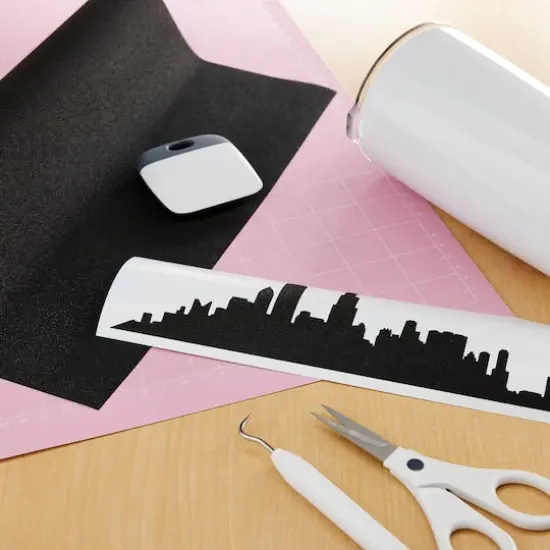 Cricut&reg; Premium Vinyl&trade; Shimmer, 12" x 48" Black {3}