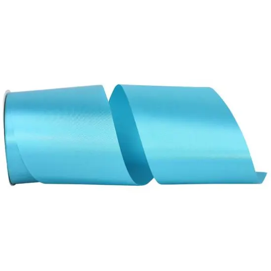 JAM Paper 4" x 50yd. Satin Allure Single Face Ribbon Turquoise {1}