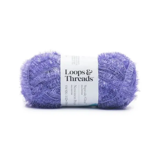 Squeaky Clean&trade; Sparkle Yarn by Loops & Threads&reg; Sparkle Plum {1}