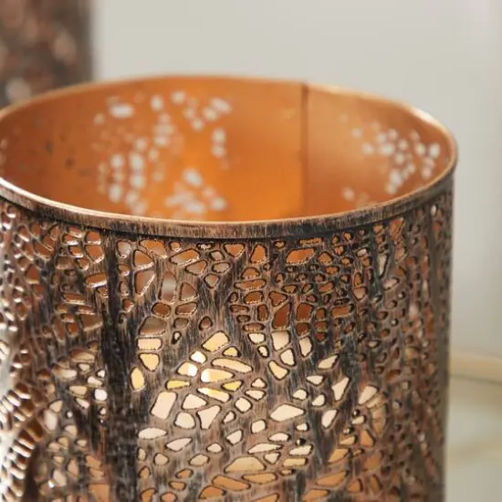 Set of 3 Metal Eclectic Lantern, 6", 9", 12 Bare Tree Branch {9}