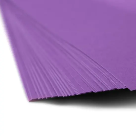 JAM Paper Brite Hue 8.5" x 11" 24lb. Recycled Colored Paper, 100 Sheets Violet {4}
