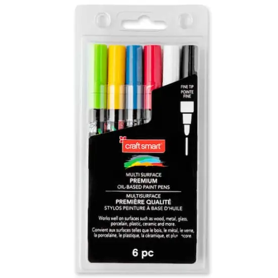 Premium Fine Tip Oil-Based Paint Pens by Craft Smart&reg; {9}