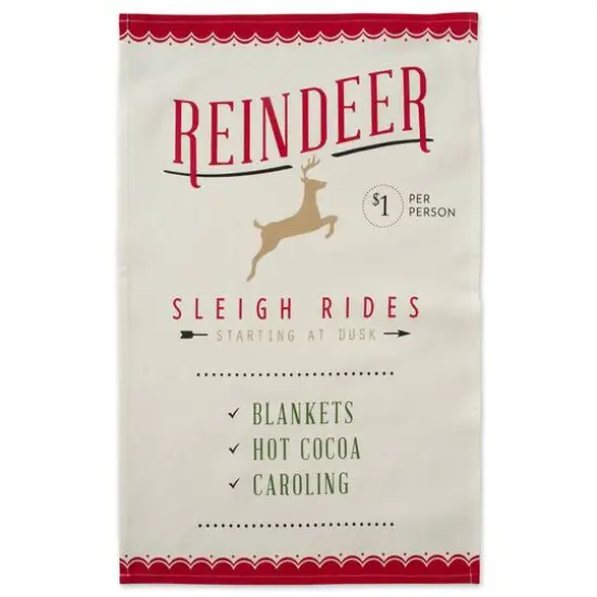 DII&reg; North Pole Holiday Printed Dishtowel Set {11}