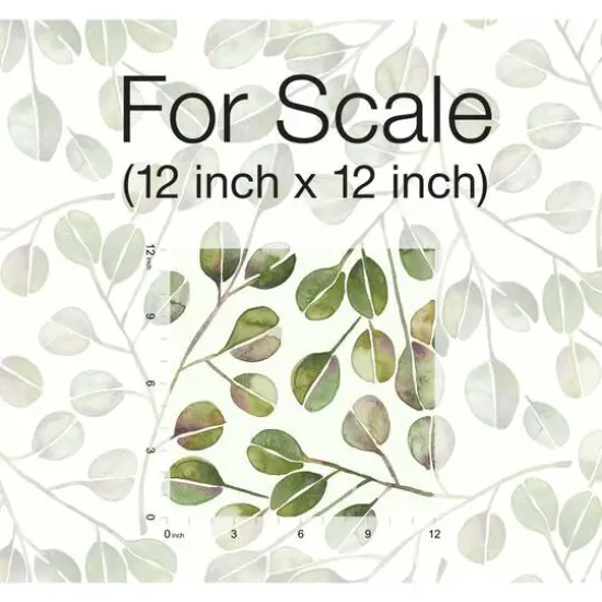 RoomMates Cat Coquillette Eucalyptus Peel & Stick Wallpaper Green and White {8}