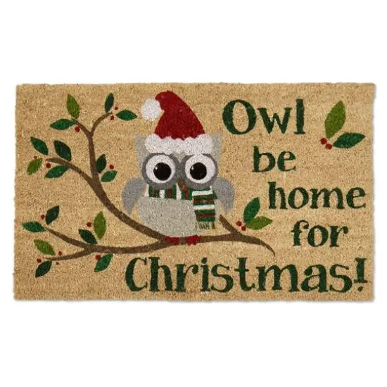 DII&reg; Owl Be Home For Christmas Doormat {1}