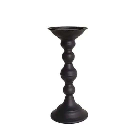 9.45" Black Metal Candle Holder by Ashland&reg; {1}