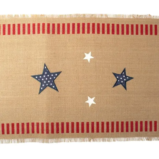 DII&reg; 108" 4th of July Jute Table Runner {3}