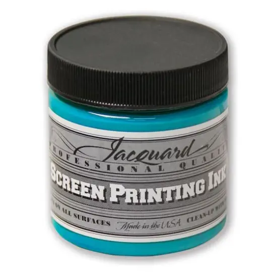 Jacquard Professional Screen Printing Ink, 4oz. Turquoise {1}