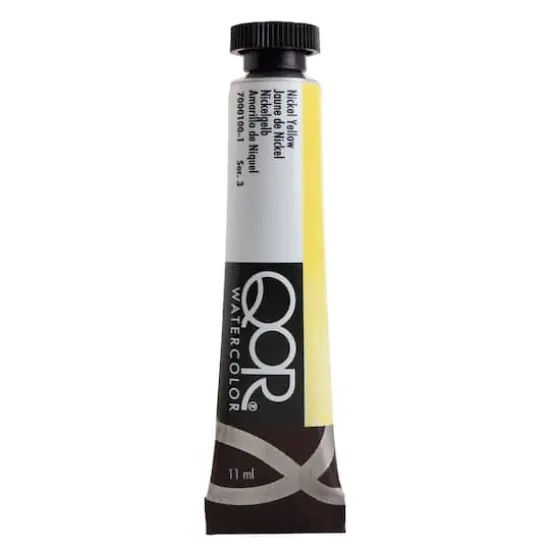 QoR&trade; Watercolor Tube, 11mL Nickel Yellow {1}
