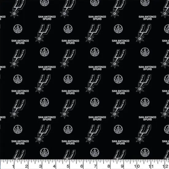 Camelot Fabrics NBA San Antonio Spurs Allover Cotton Precut Fabric Bundle {3}