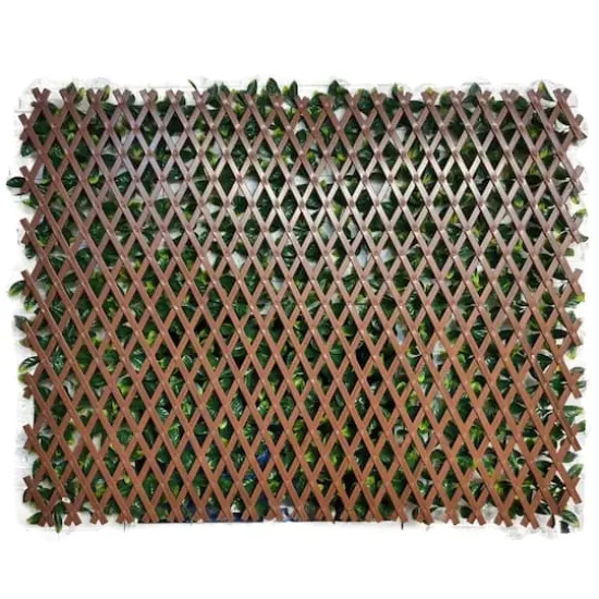 4ft. Expandable Lemon Leaf Lattice Screen {5}