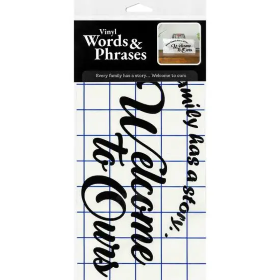 Leisure Arts&reg; Vinyl Every Family Has A Story Black Wall Decal {5}