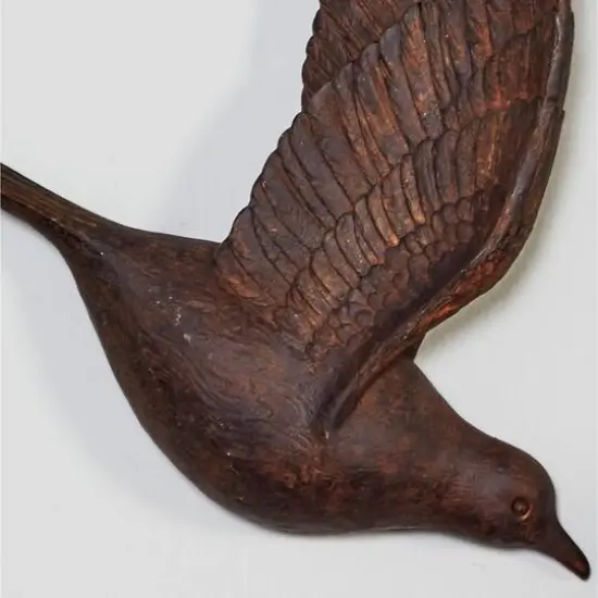 Brown Metal Farmhouse Birds Wall Decor Set {4}