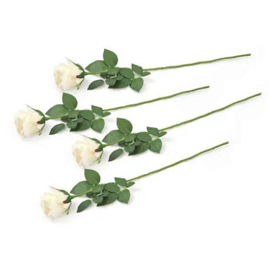 DII&reg; Cream Flower Closed Rose Set, 4ct. {1}