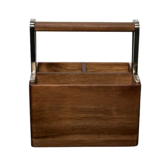 Honey Can Do Acacia Cutlery Caddy {8}