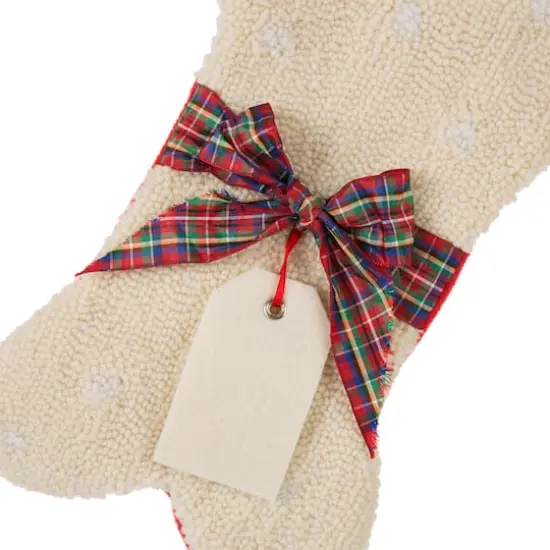 Glitzhome&reg; 12.5" Bone Shape Hooked Stockings, 2ct. {5}