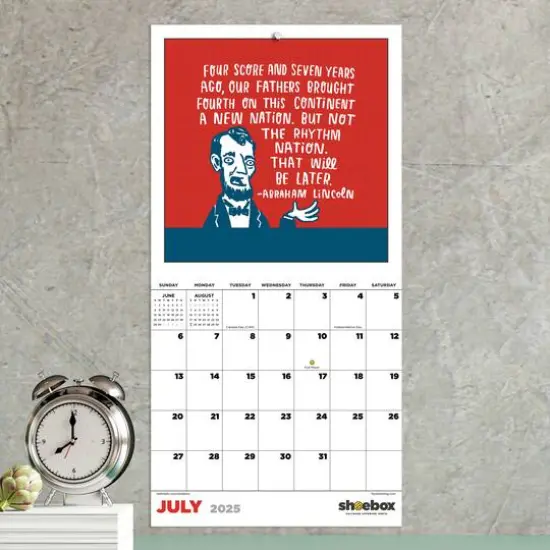 TF Publishing 2025 Shoebox Mini Calendar {4}