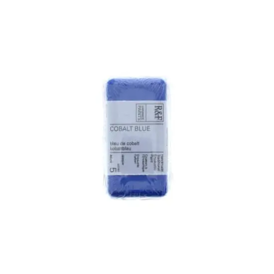 R&F&reg; Encaustic Paint Cake, 40mL Cobalt Blue {1}