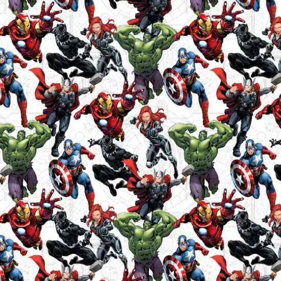 Avengers Unite Cotton Fabric {1}