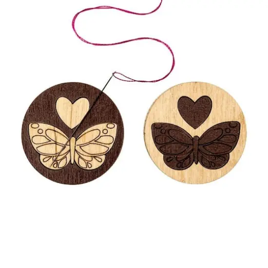 Wonderland Crafts Butterfly Double-Sided Magnetic Needle Holder {1}