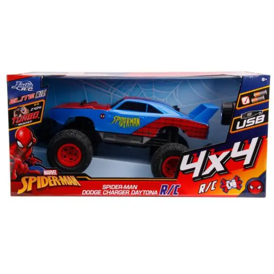 Jada Toys&reg; Marvel Spiderman Remote-Control Dodge Charger Daytona Toy {7}