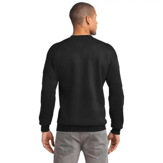 Port & Company&reg; Essential Fleece Crewneck Sweatshirt Jet Black {6}
