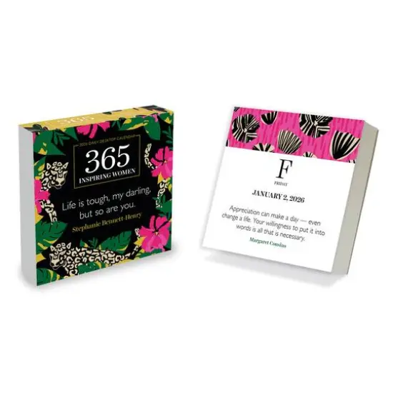 2026 365 Inspiring Women Daily Desktop Calendar {1}