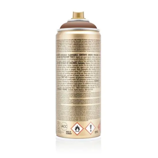 Montana&trade; Gold Acrylic Professional Spray Paint G1450 Hot Chocolate {7}