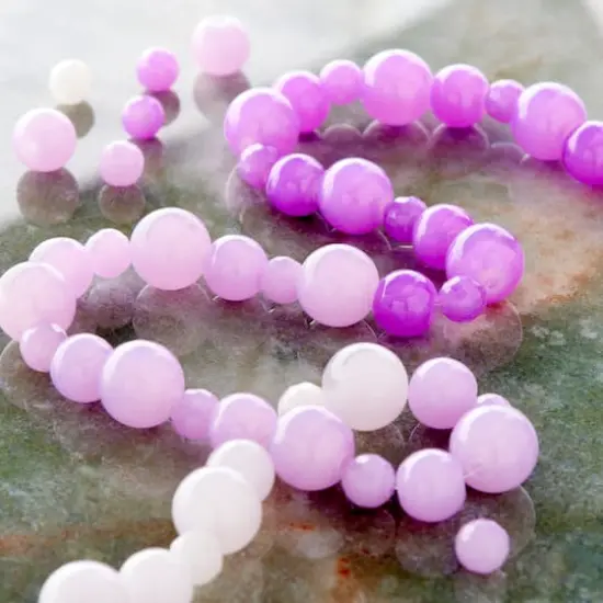 Purple Ombre Glass Round Beads by Bead Landing&trade; {3}