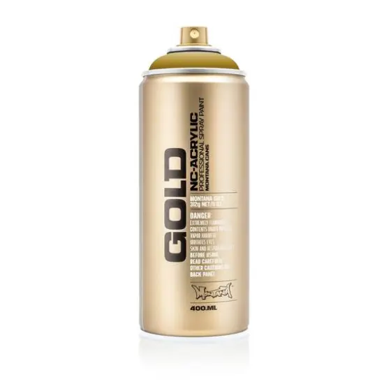Montana&trade; Gold Acrylic Professional Spray Paint G1060 Mustard {5}