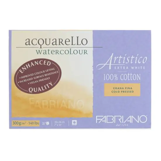 Fabriano&reg; Artistico Extra White Cold Press Watercolor Block {1}