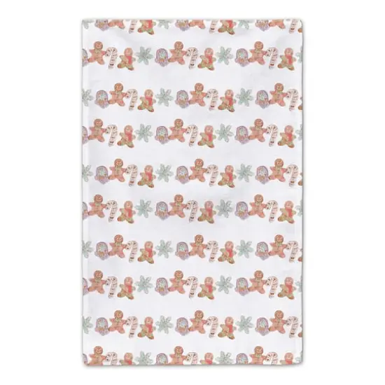 Sweet Christmas Watercolor Cookies Tea Towel Set {6}