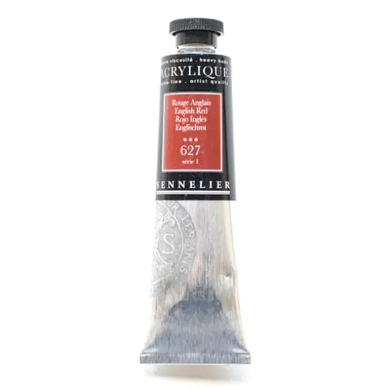 Sennelier Extra Fine Artists' Acrylic Paint, 60mL 627 English Red {1}