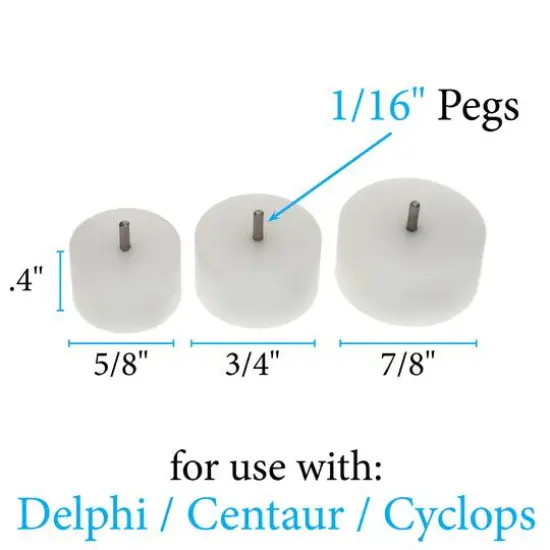 The Beadsmith&reg; Wig Jig&reg; Delphi, Centaur & Cyclops Super Pegs {6}