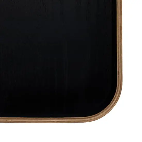 Hello Honey&reg; 19.75" Black Oak Wood Serving Tray with Handles {5}