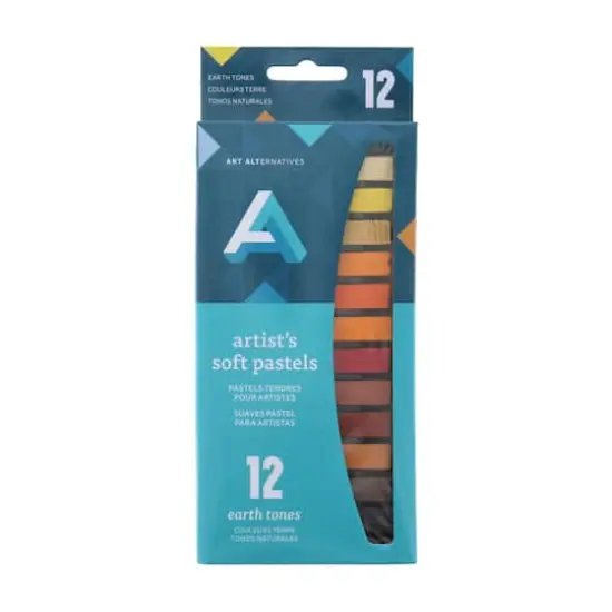 Art Alternatives Artist's Earth Tone Soft Pastel Set {1}